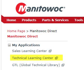 manitowoc direct sign in.